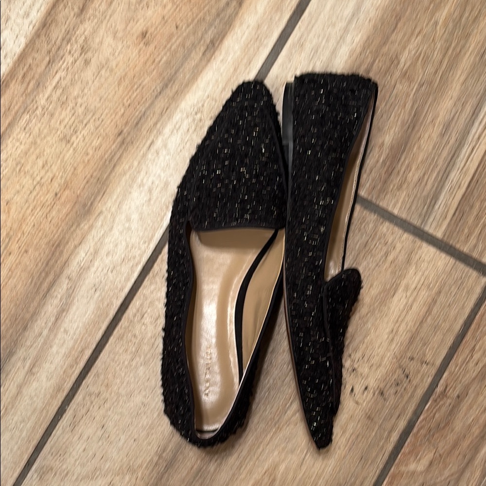 Ann Taylor Black Flats Timeless Style